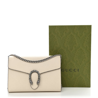 Gucci Dollar Calfskin Mini Dionysus Chain Wallet Mystic White 11 of 11