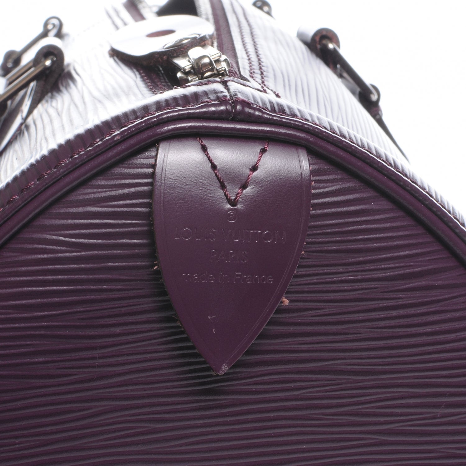 Louis Vuitton Epi Speedy 30 Cassis Purple 7 of 7