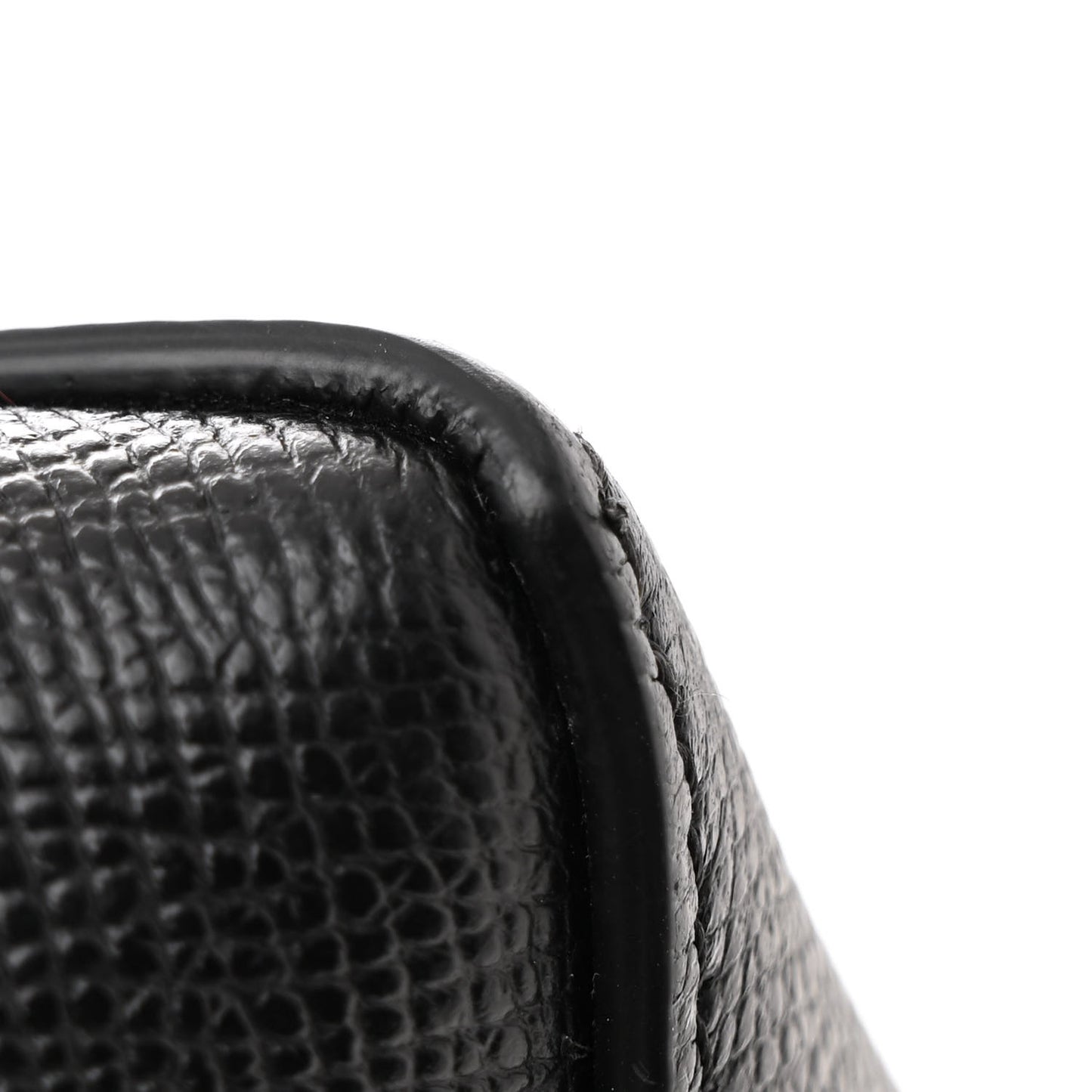Grained Calfskin Nano Belt Bag Black