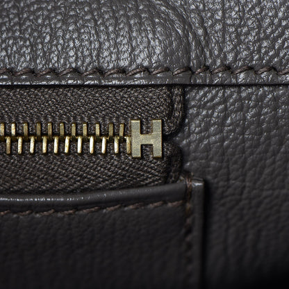 Hermes Taurillon Clemence Birkin 35 Etain 22 of 41