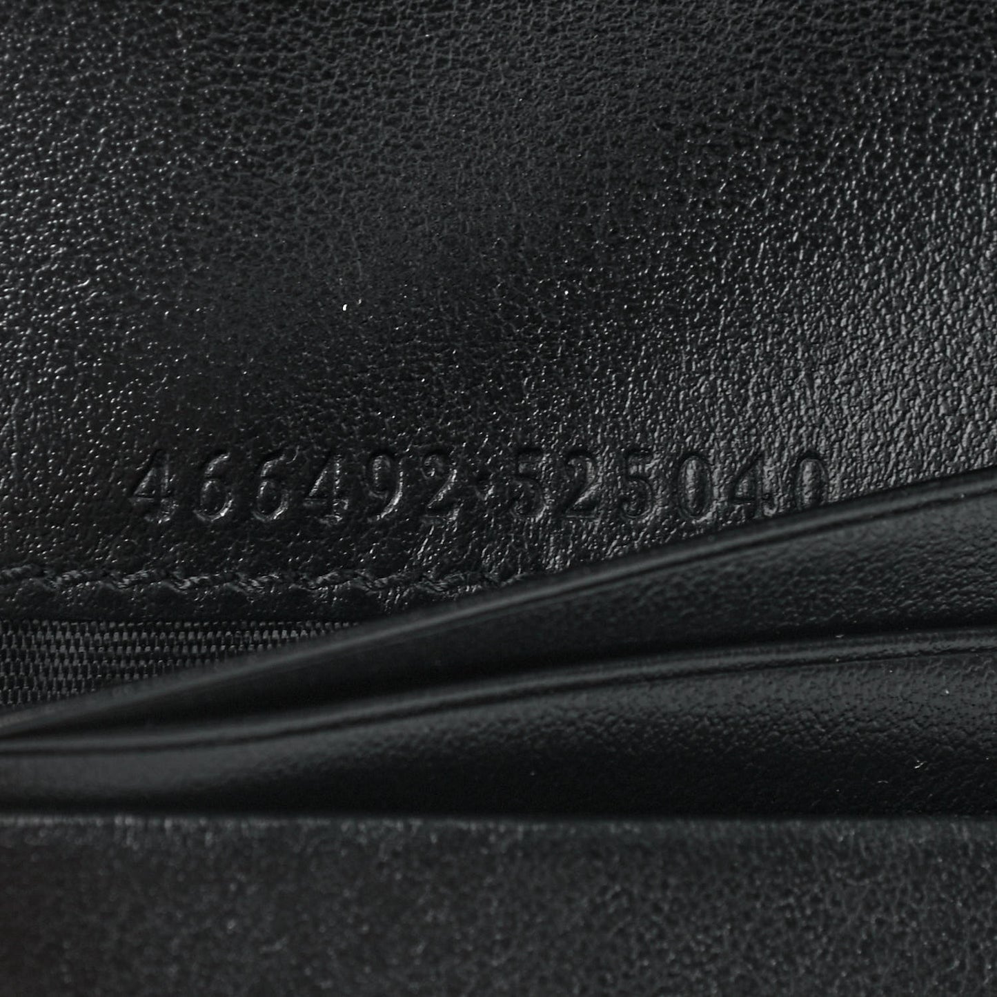 Calfskin Matelasse GG Marmont Card Case Wallet Black