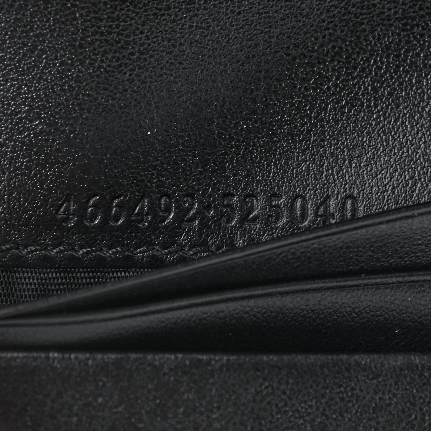 Gucci Calfskin Matelasse GG Marmont Card Case Wallet Black 7 of 7