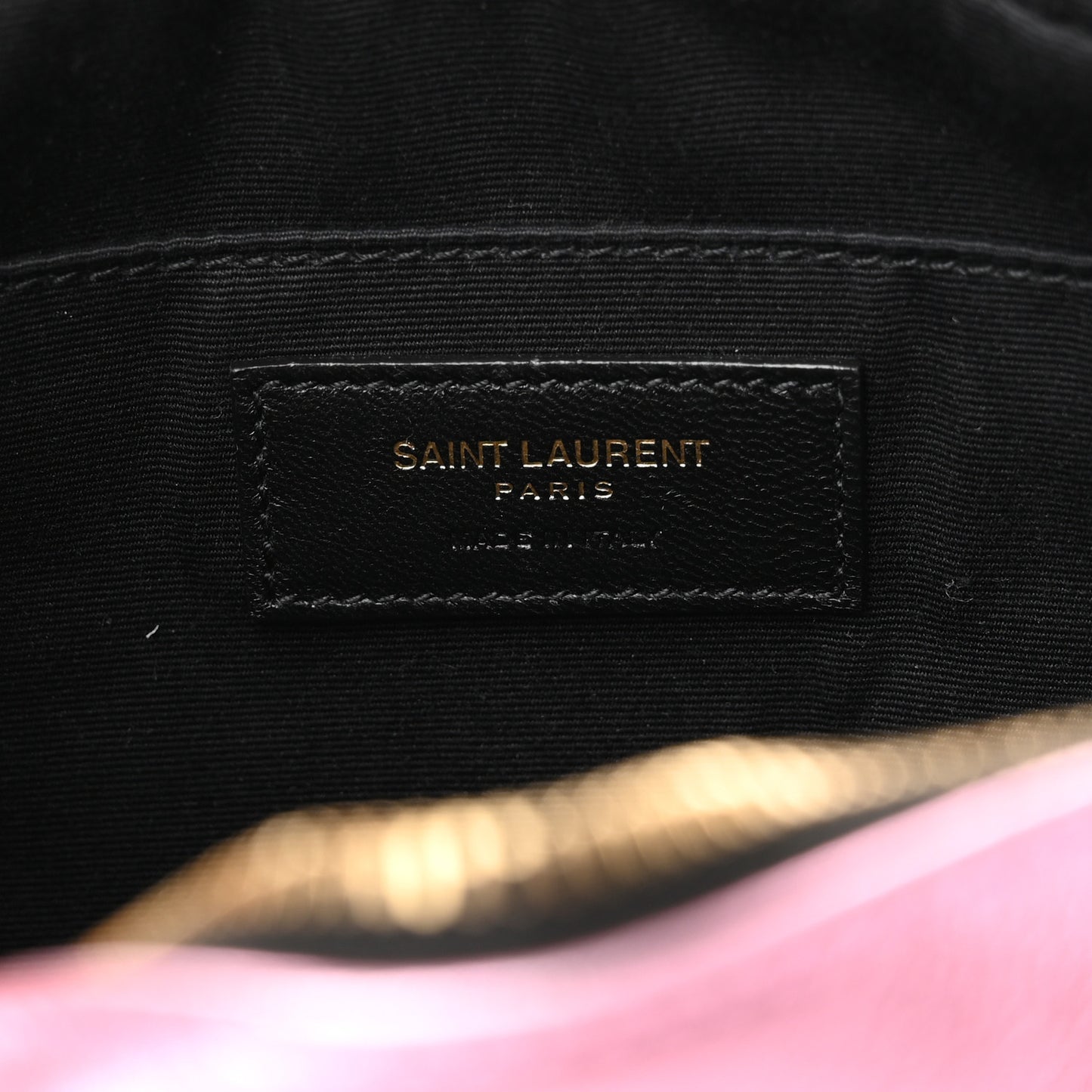 Metallic Calfskin Matelasse Monogram Lou Camera Bag Vegas Pink