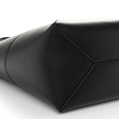 Loewe Shiny Calfskin Medium Puzzle Fold Tote Black 8 of 9