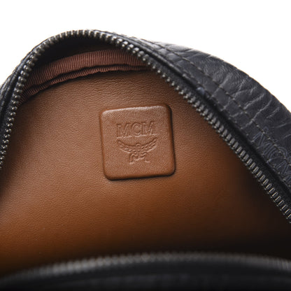 MCM Visetos Side Stud Mini Stark Backpack Black 6 of 8
