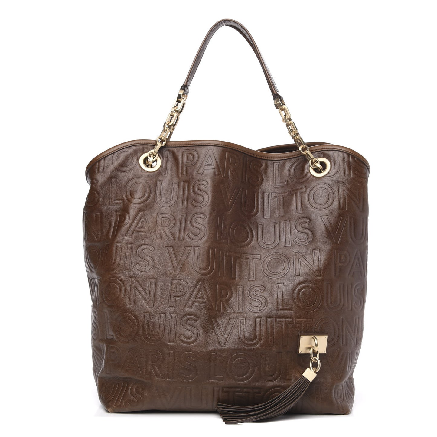 Monogram Paris Souple Whisper GM Chocolate