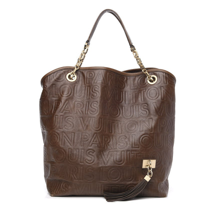 Louis Vuitton Monogram Paris Souple Whisper GM Chocolate 1 of 14