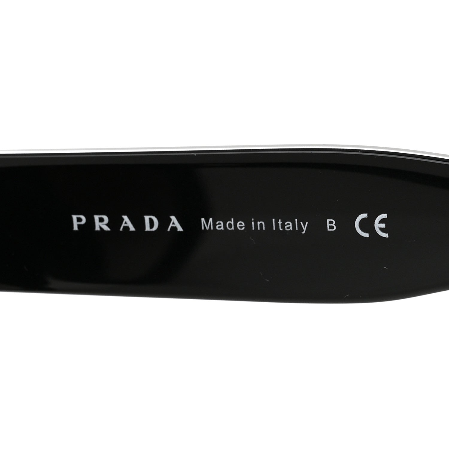 Prada Acetate Sunglasses SPR 17O Black 5 of 8