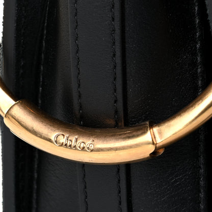 Chloe Calfskin Suede Small Roy Bag Black 5 of 7