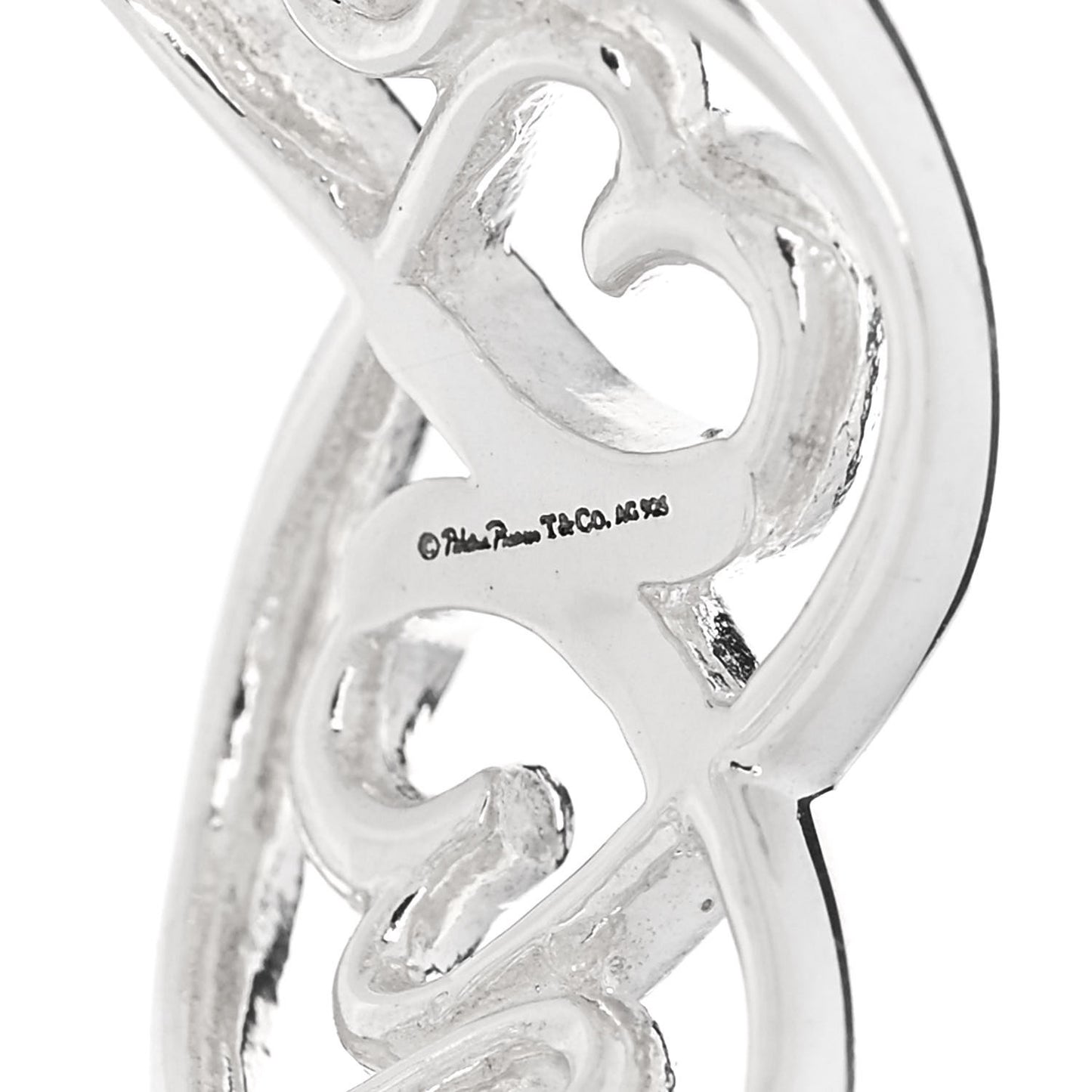 Sterling Silver Paloma Picasso Loving Heart Band Ring 54 7
