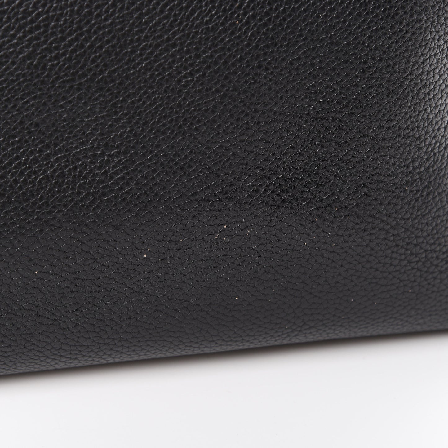 Calfskin Cerf Executive Shopper Tote Black