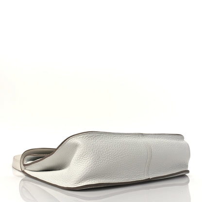 Hermes Taurillon Clemence Halzan 31 GM Craie 3 of 9
