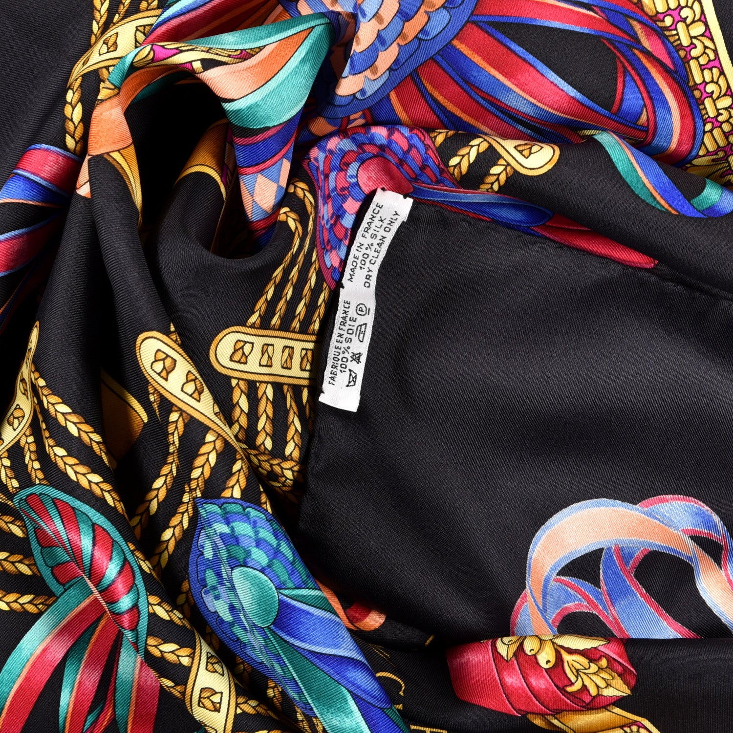 Hermes Silk Les Rubans Du Cheval Scarf 90 5 of 5
