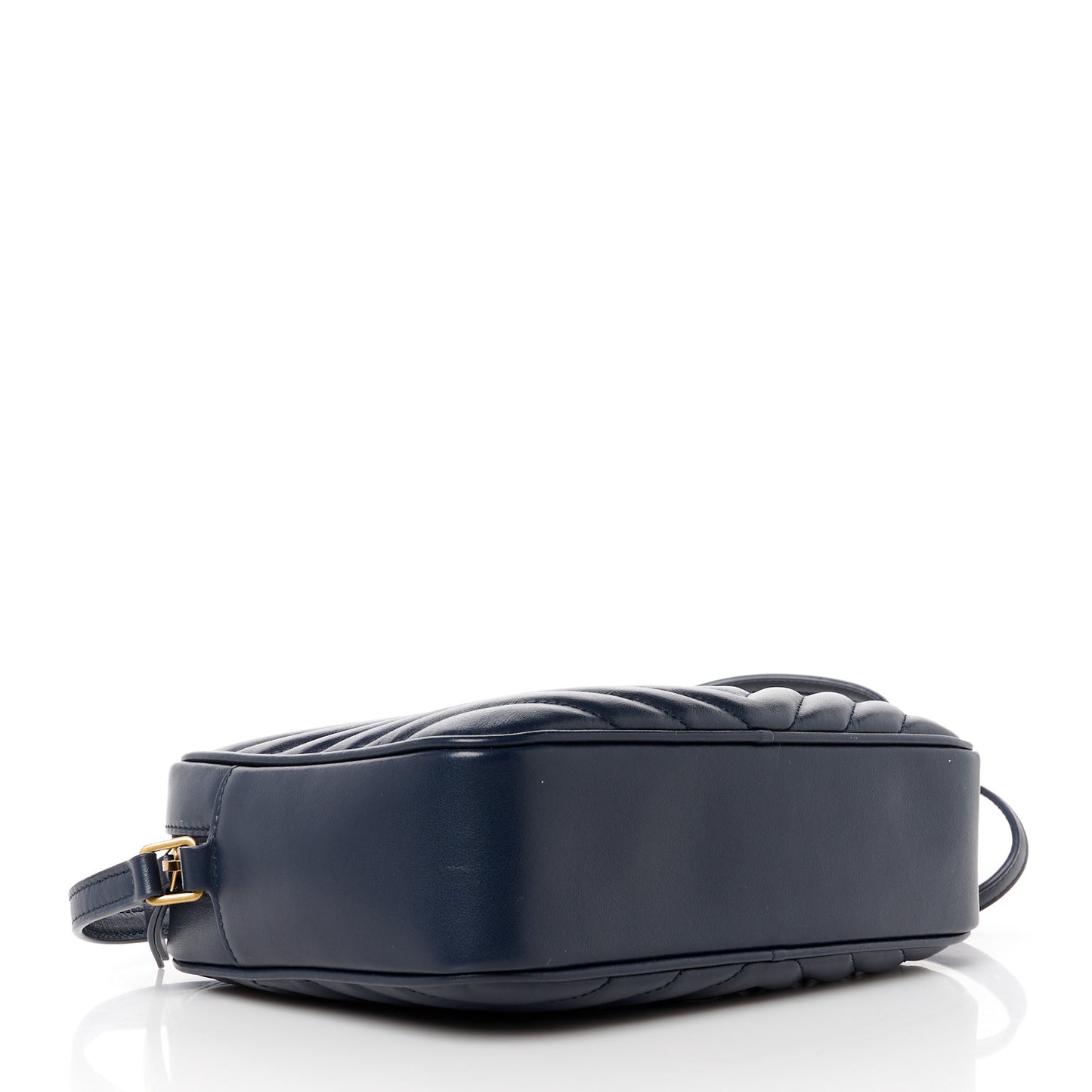 Calfskin Matelasse Monogram Lou Camera Bag Deep Marine