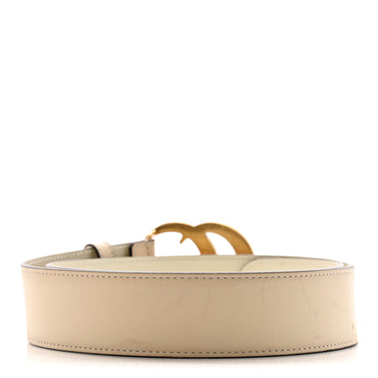 Gucci Calfskin Double G 40mm Belt 85 34 Mystic White 2 of 9
