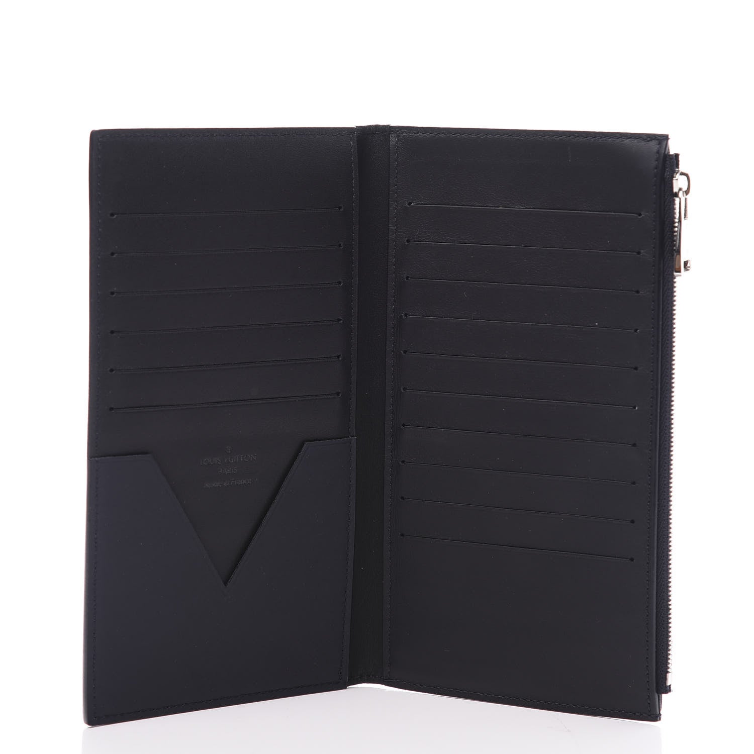 Louis Vuitton Smooth Calfskin America's Cup Organizer Wallet Black 4 of 7