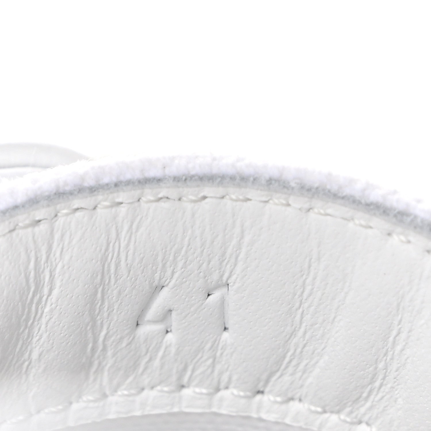 Hermes Canvas Embroidered Innocent Sneakers 41 White 8 of 9