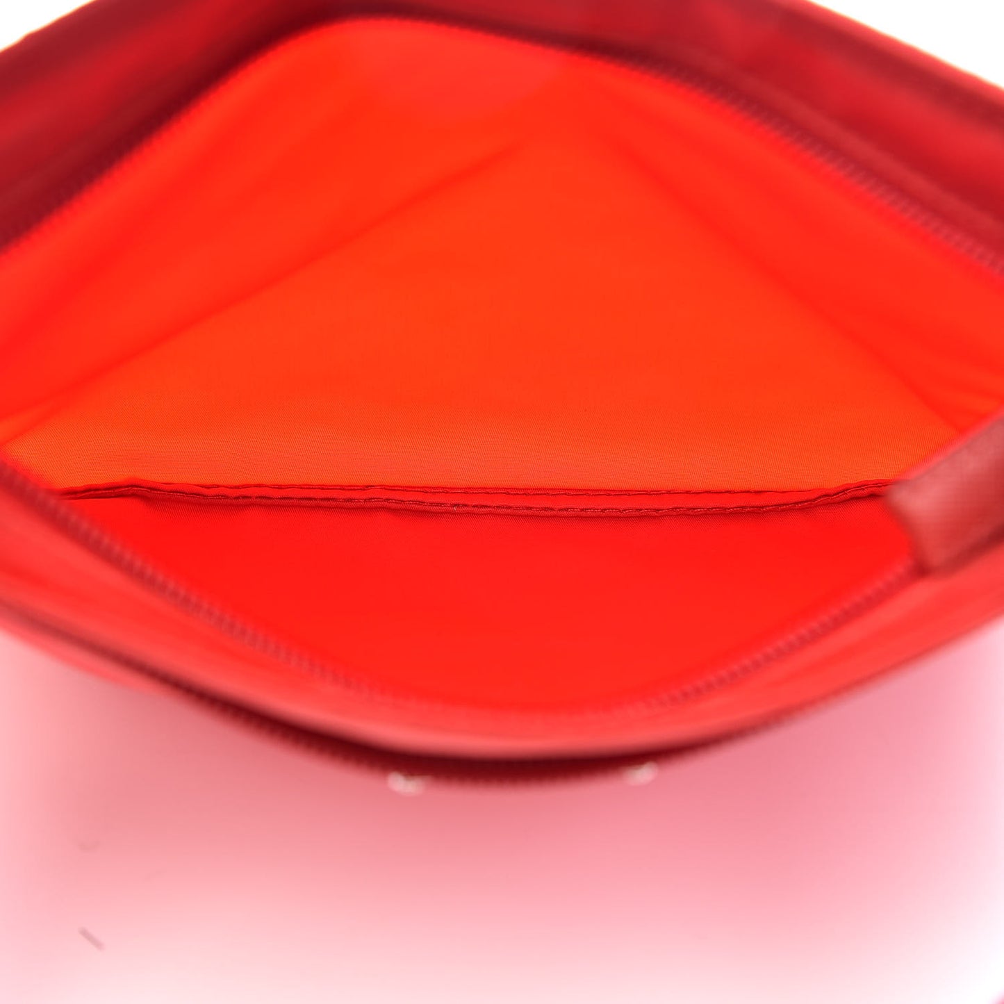 Nylon Vela Flat Messenger Bag Rosso