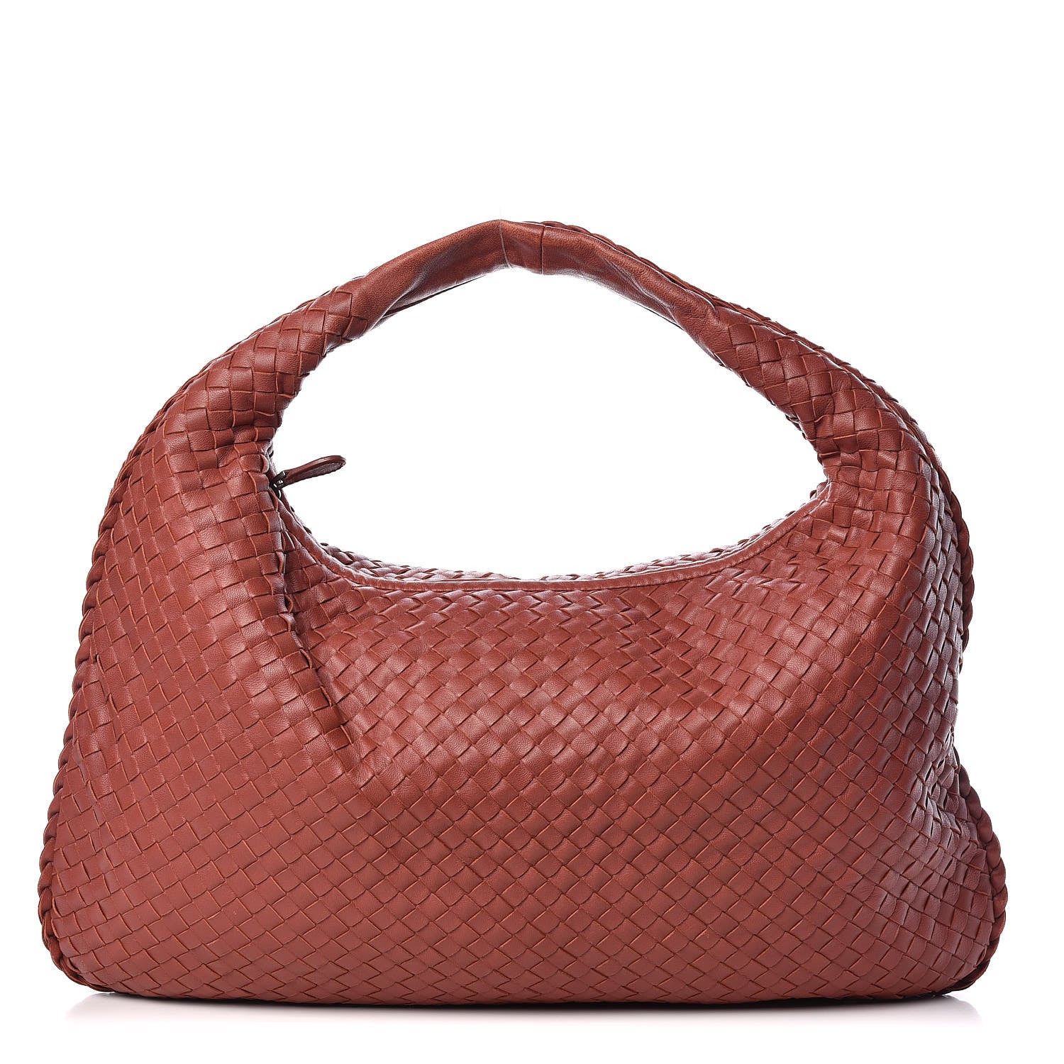 Bottega Veneta Nappa Intrecciato Large Veneta Hobo Brique 1 of 15