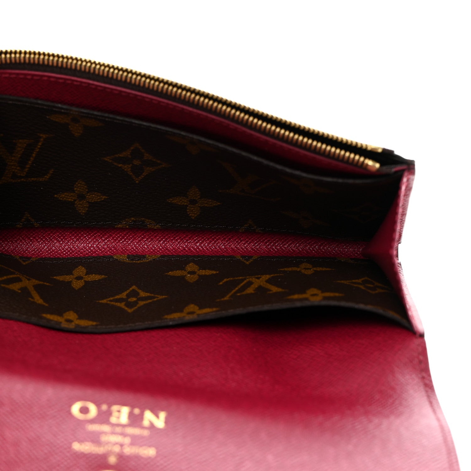 Louis Vuitton Monogram Emilie Wallet Fuchsia 5 of 8