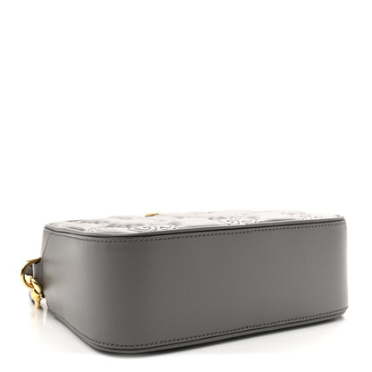 Gucci Calfskin GG Matelasse Shoulder Bag Dusty Grey Natural 4 of 11