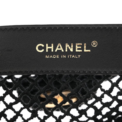 Chanel Mesh Macrame Small Flap Bag Black 8 of 12
