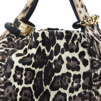 Jimmy Choo Pony Hair Printed Leopard Saba Hobo 7 of 13