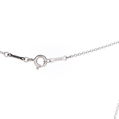 Tiffany Sterling Silver 16mm Elsa Peretti Open Heart Pendant Necklace 6 of 9