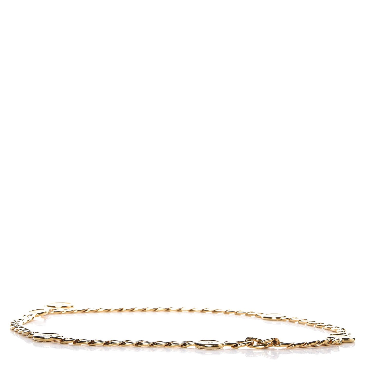 Chain 31 Rue Cambon Medallion Belt Gold