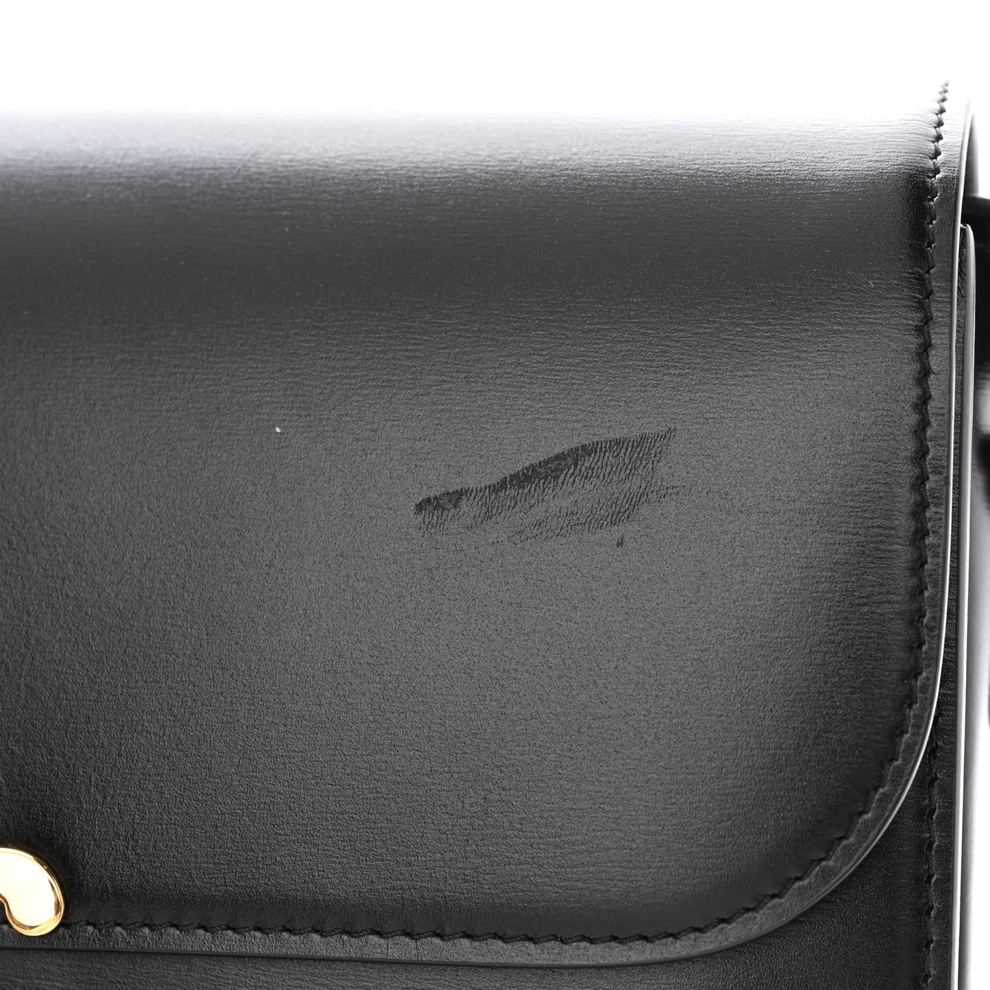 Shiny Calfskin Large Triomphe Black