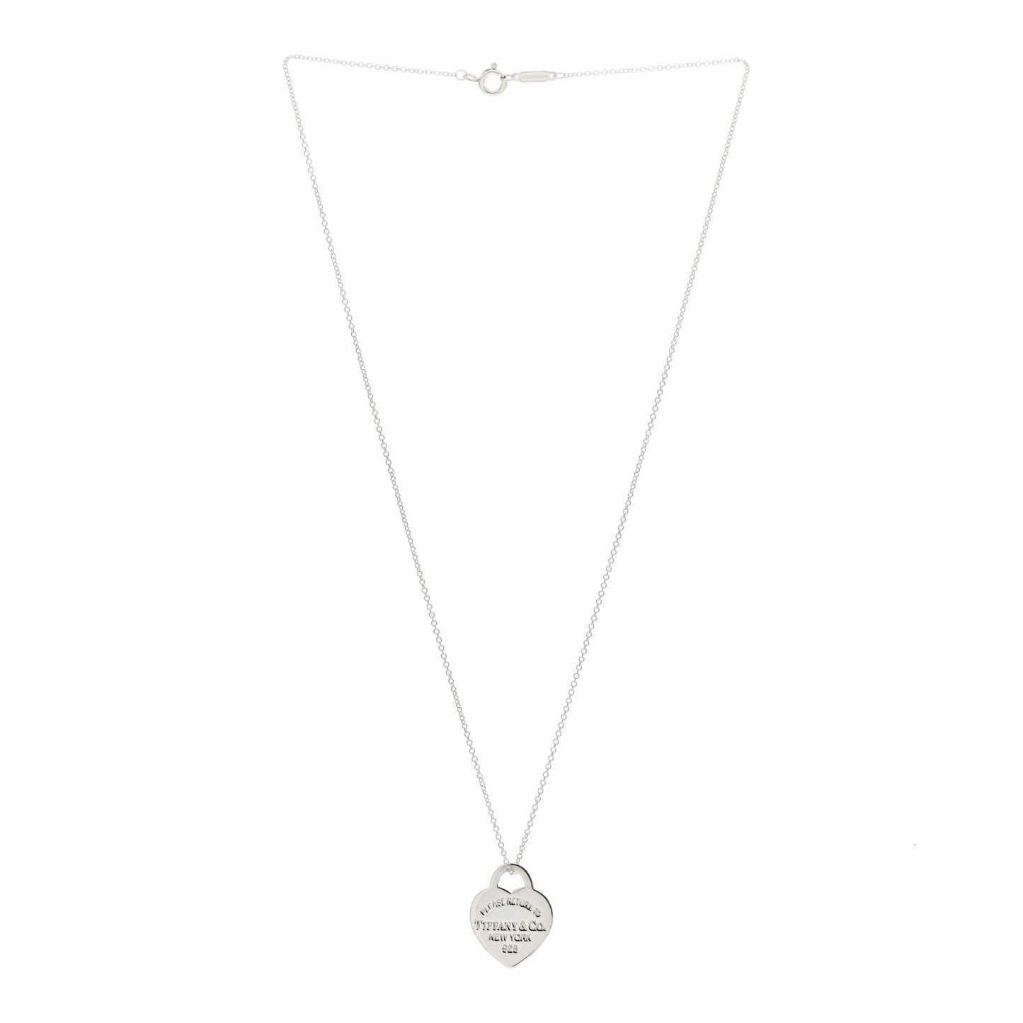 Sterling Silver Small Return to Tiffany Heart Pendant Necklace