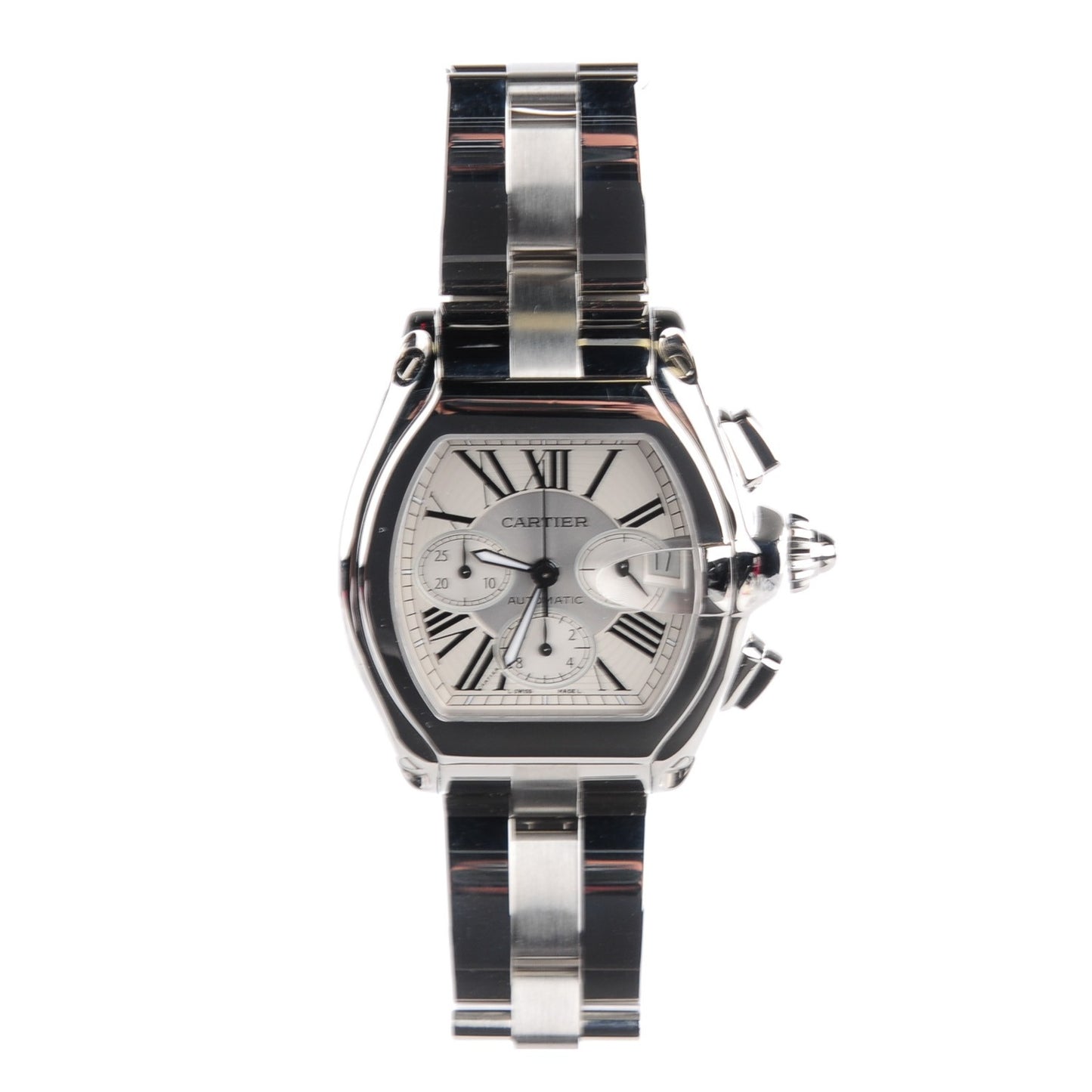 Stainless Steel 42mm Roadster Chronograph Automatic Watch