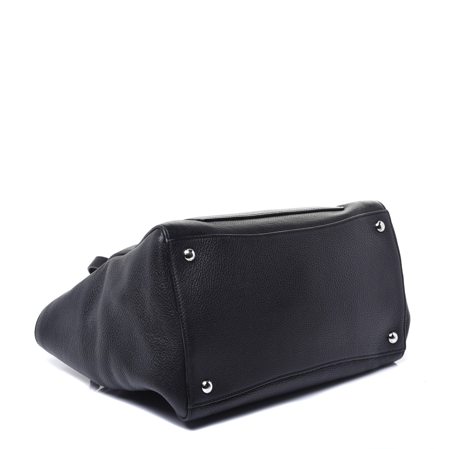 Prada Vitello Phenix Shopping Tote Black 4 of 10