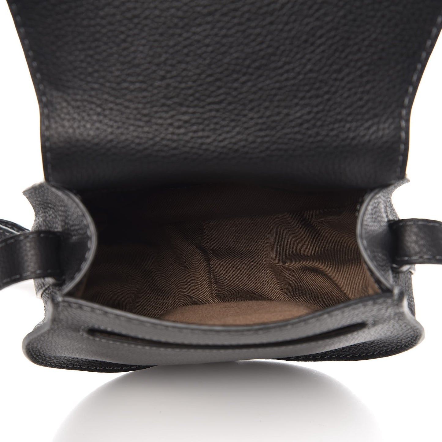 Calfskin Mini Marcie Round Crossbody Bag Black