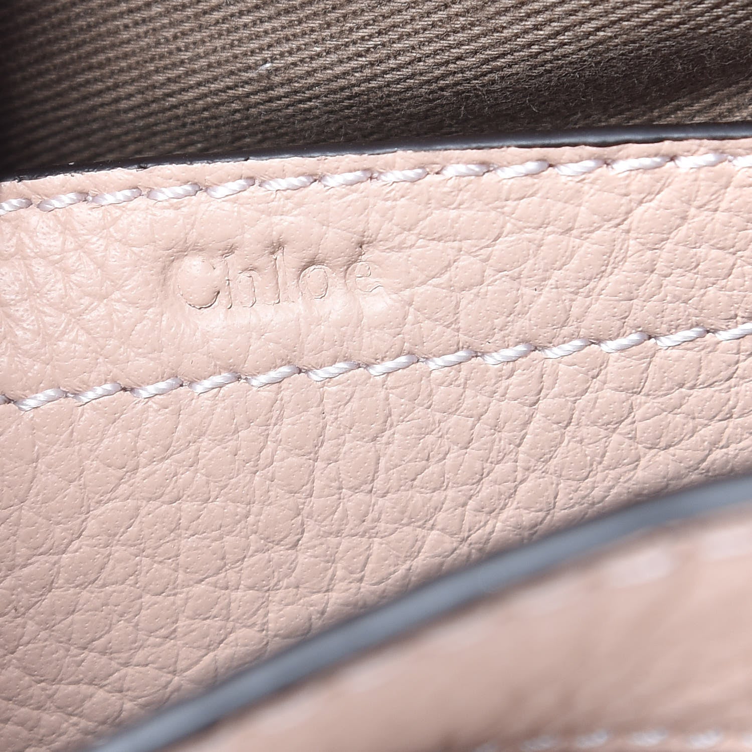 Chloe Calfskin Mini Marcie Round Crossbody Bag Blush Nude 8 of 12