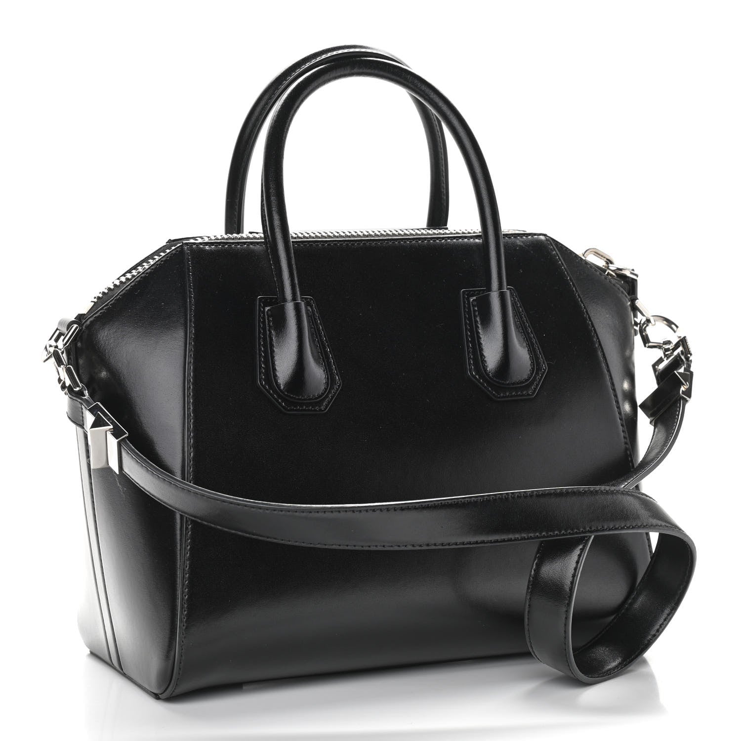 Givenchy Shiny Lord Calfskin Small Antigona Black 3 of 13