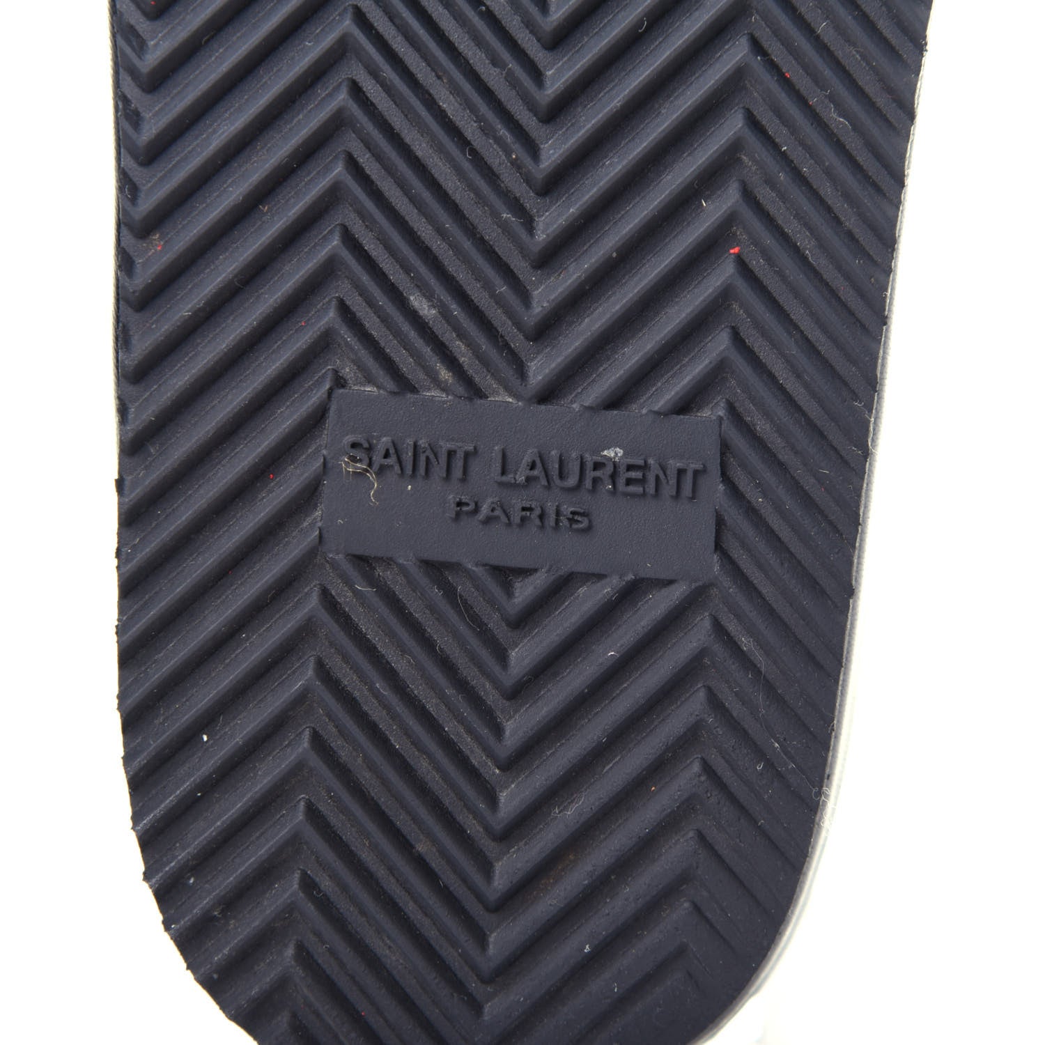 Saint Laurent Lambskin Joan Slide Sandals 39.5 Black 8 of 11