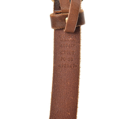 Gucci Faded Calfskin Double G 20mm Belt 70 28 Cuir 3 of 8