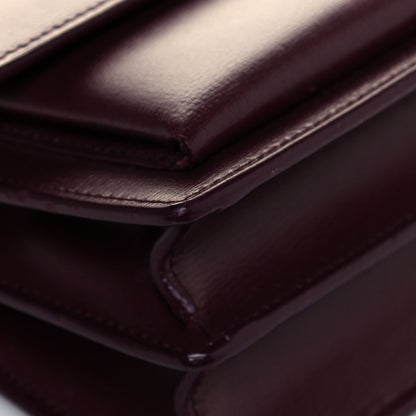 Saint Laurent Calfskin Medium Monogram Sunset Bordeaux 8 of 12