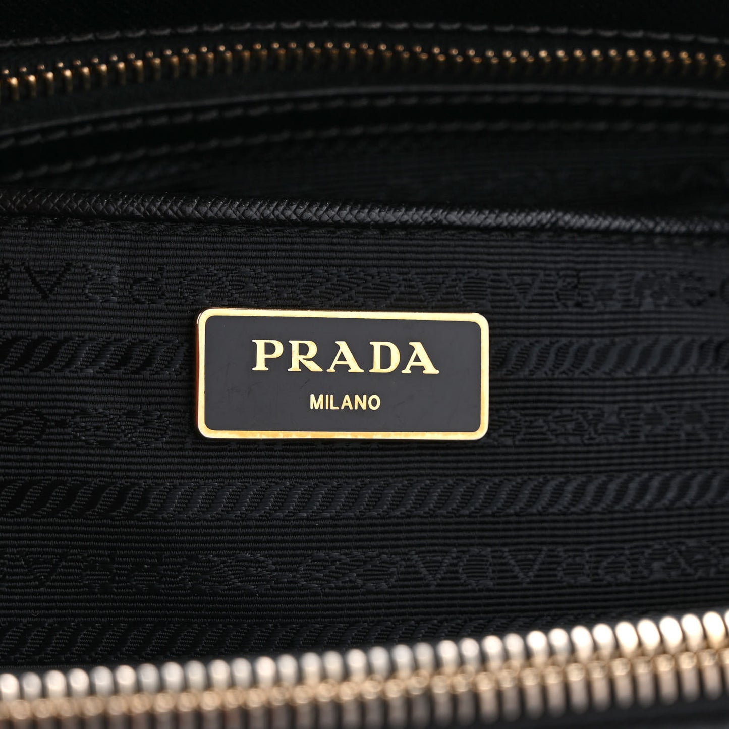 Saffiano Small Galleria Double Zip Tote Black