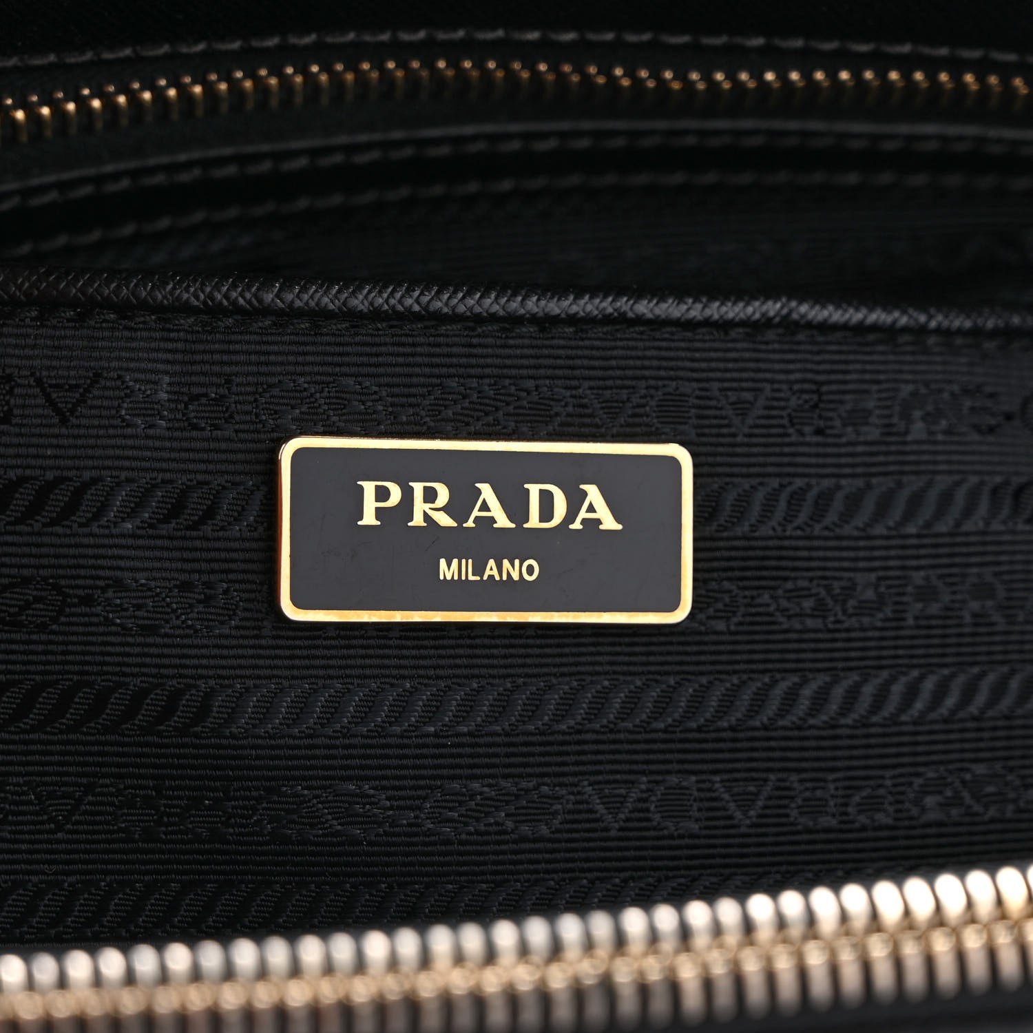 Prada Saffiano Small Galleria Double Zip Tote Black 5 of 8
