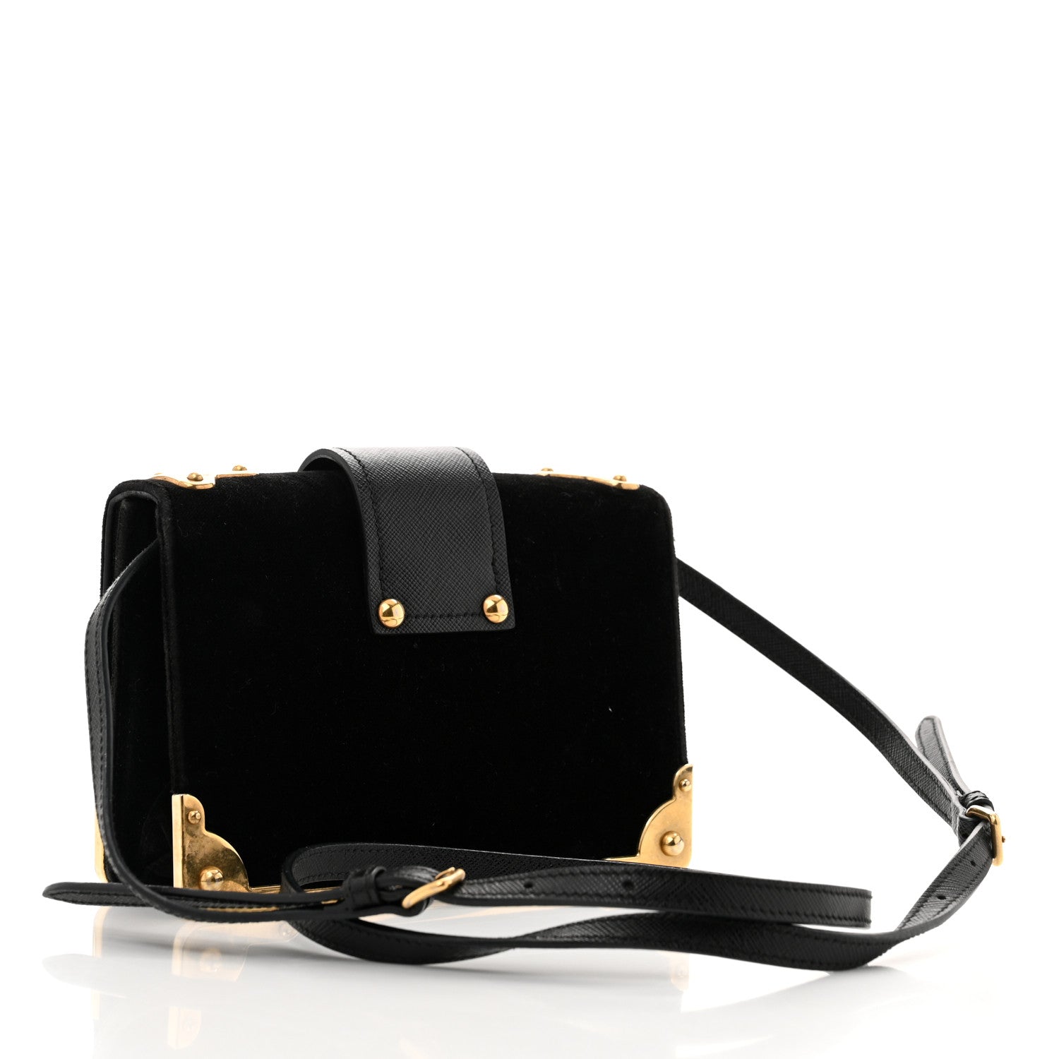 Prada Velvet Cahier Astrology Bag Black 3 of 12