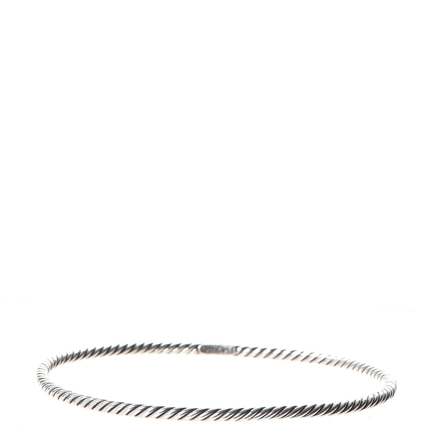 Sterling Silver Black Onyx Color Classics Cable Bangles Set of 2