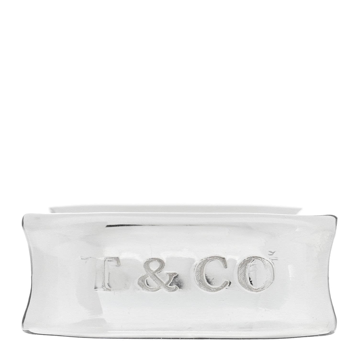 Tiffany Sterling Silver 1837 Square Ring 52 6 1 of 4