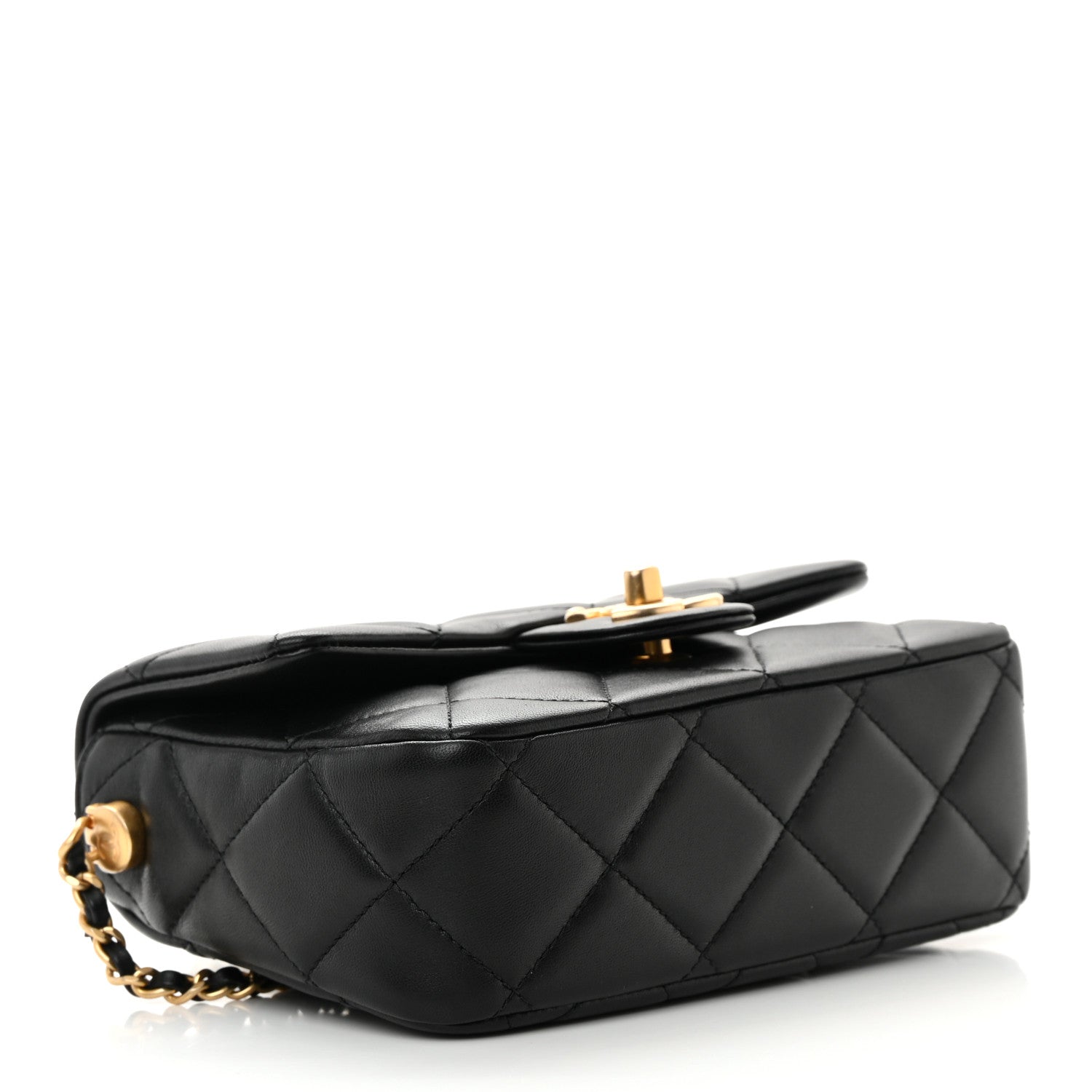 Chanel Lambskin Quilted Mini My Perfect Flap Black 4 of 15