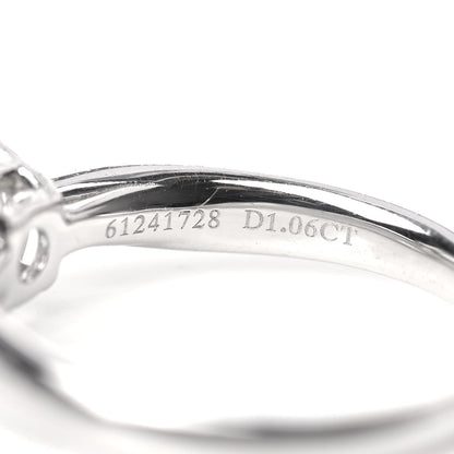 Tiffany Platinum Diamond 1.06ct Harmony Solitaire Engagement Ring 51 5.75 4 of 5