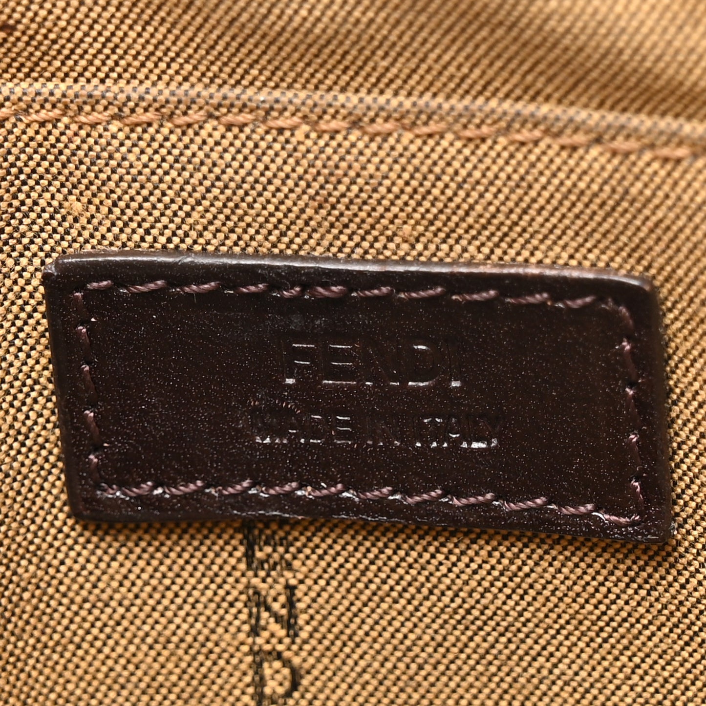 Zucca Vitello Elite Mini Pouch Crossbody Tobacco Gold