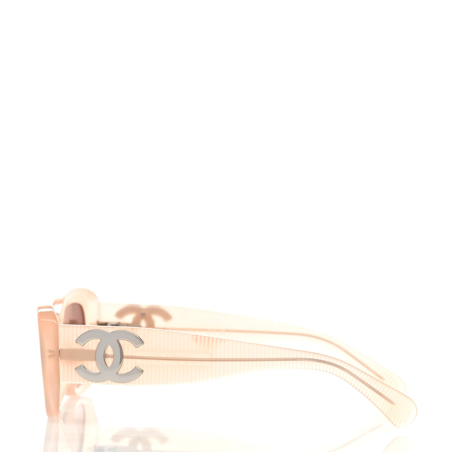 Acetate Rectangle CC Sunglasses 5493-A Light Orange