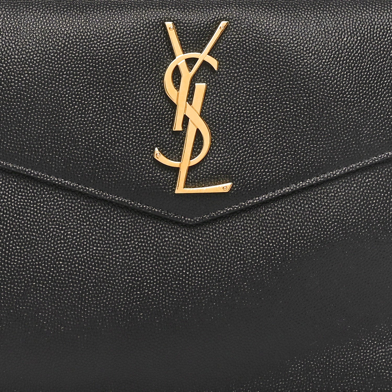Saint Laurent Grain De Poudre Uptown Pouch Black 8 of 8