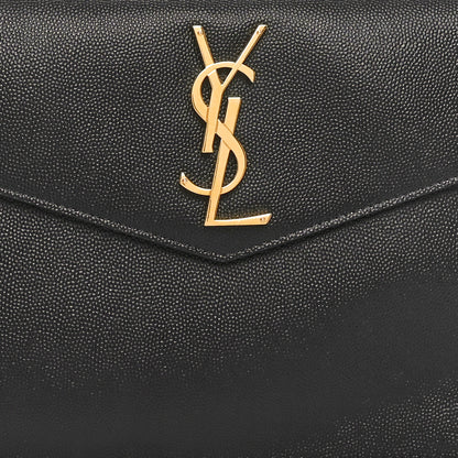 Saint Laurent Grain De Poudre Uptown Pouch Black 8 of 8